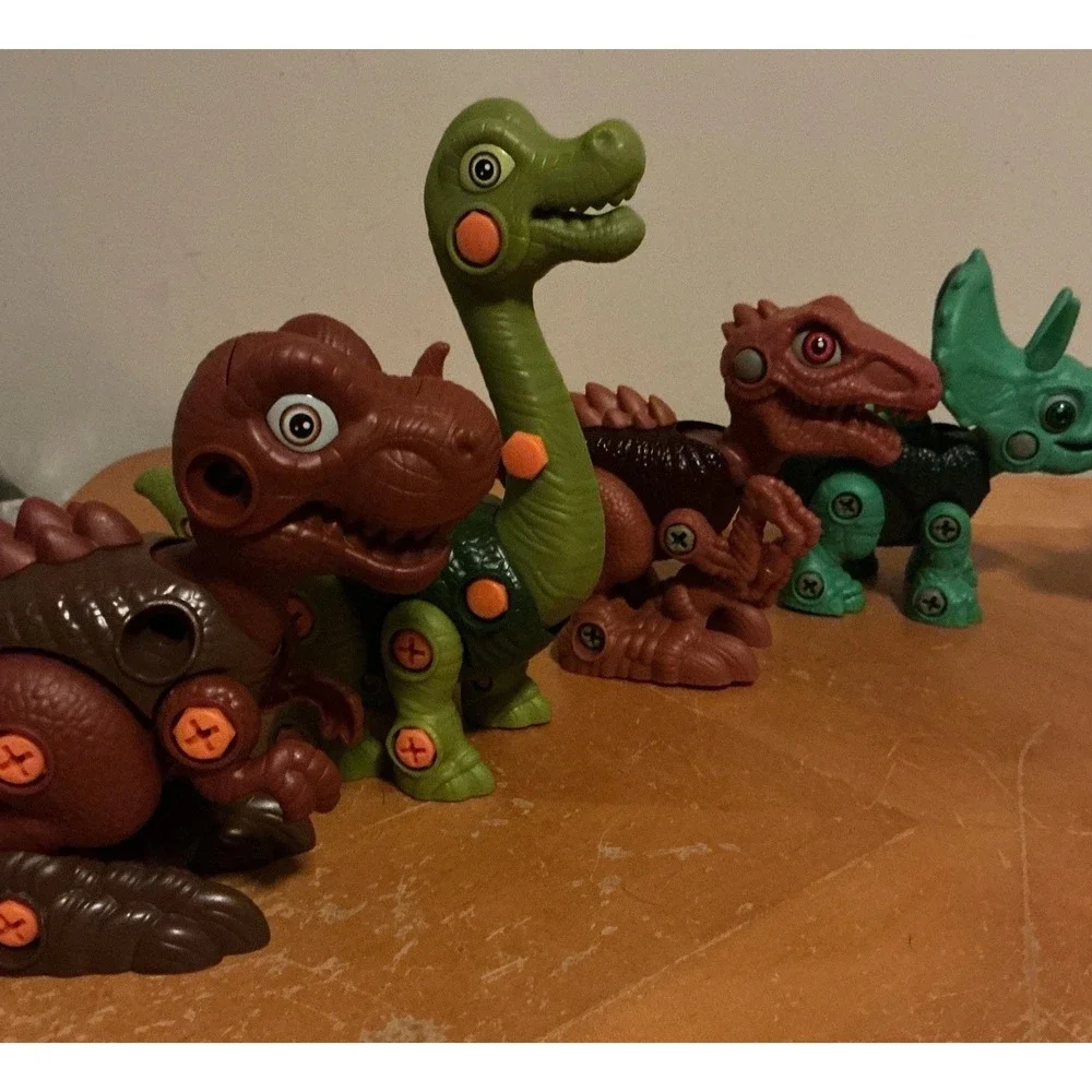 Take Part Stem Building Dinosaurs With Power Drill And Screwdrivers, Lot Of 7‎